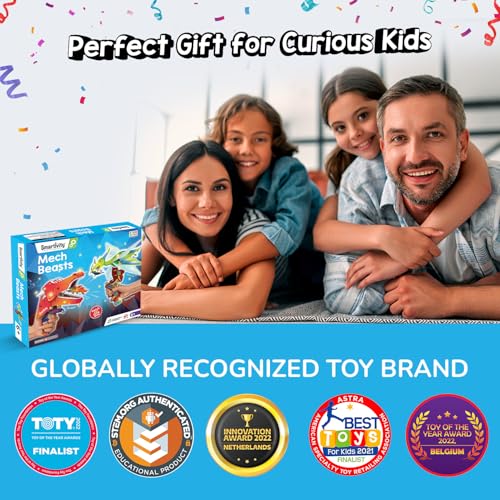 Smartivity 2in1 Animals I Dragon & Flying Dinosaur I Toys for Kids 6-12 Years Old | Birthday Gifts for Boys & Girls| DIY Science Toy for Kids 6,7,8,9,10,11,12 I STEM Educational Game - Image 6