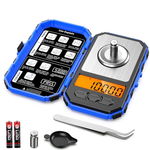 Brifit Báscula Digital De 50 G 0,001 G, Color Azul Brifit Báscula Digital De 50 G 0,001 G, Color Azul