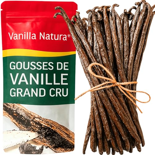 50 Vainas de Vainilla selección Premium 14-16 cm Calidad Extra, Flexible, Perfumada - Pack Eco