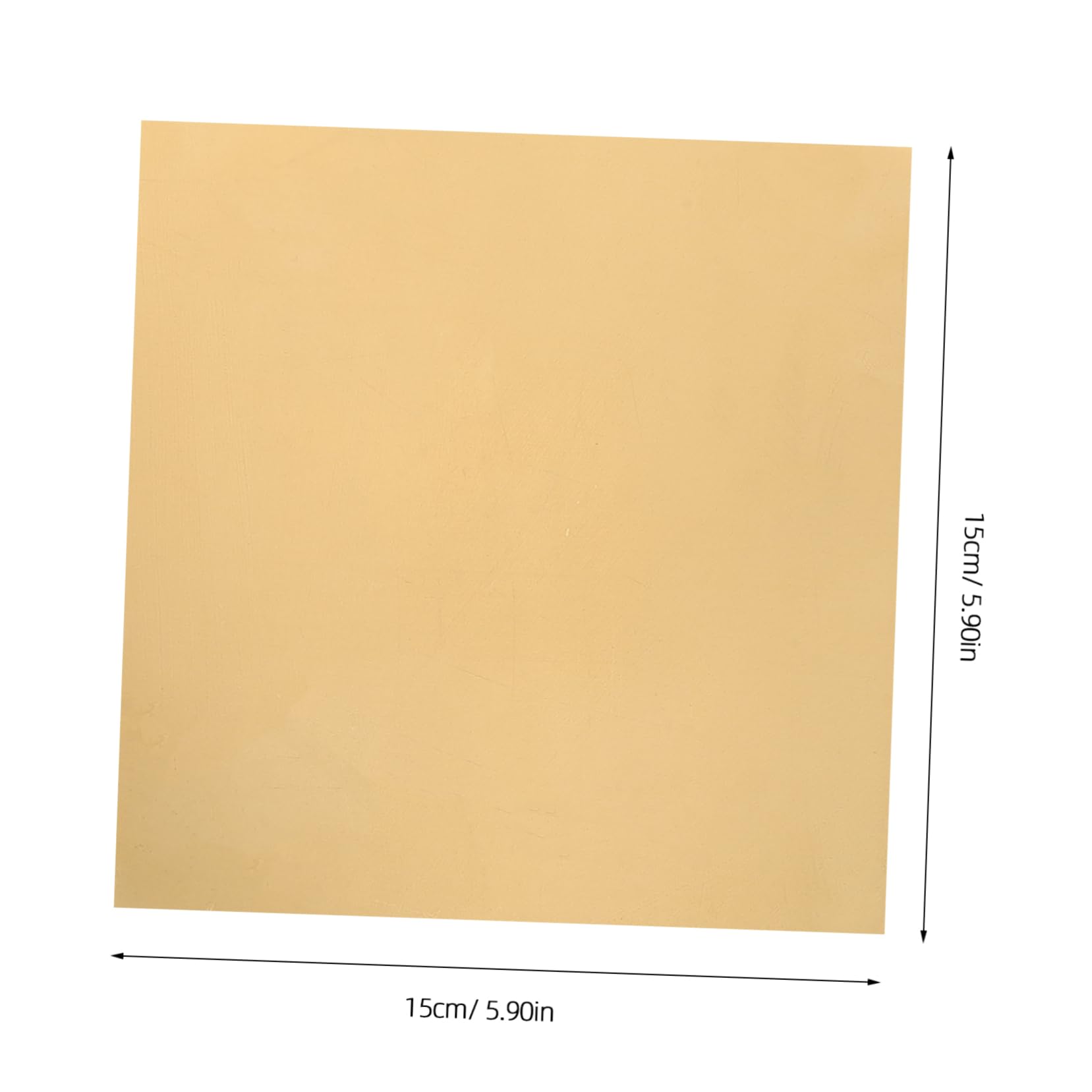 SOLUSTRE 2pcs H62 Brass Plates Smooth Surface Industrial Tool for DIY Crafts Home Improvement Repairs