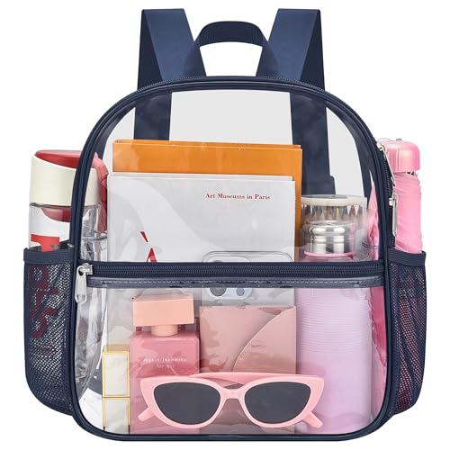 Image of Oraben Clear Backpack Stadium Approved 12X11x6, Waterproof Clear Bag Stadium Backpack for Concert Work Sport Event