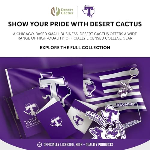 Gorra bordada ajustable estilo Tarleton State University miniatura 6