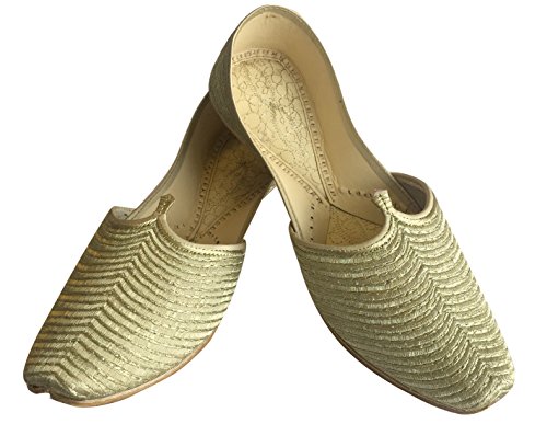 Men's Khussa Shoes Jutti Ethnic Sherwani Wedding Handmade Tribal Indian Shoes2