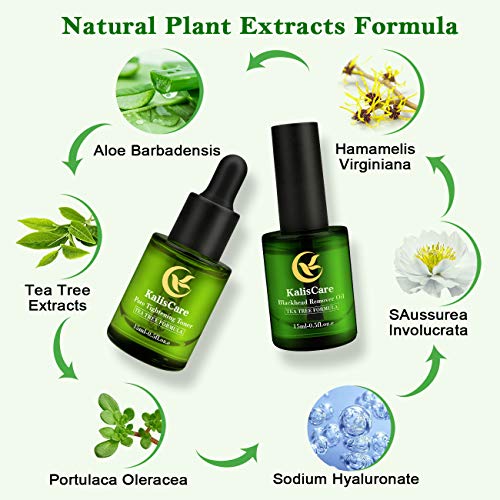 Kaliscare - Kit De Tónico Removedor De Puntos Negros y Reafirmante De Poros, Fórmula De Árbol De Té, Limpieza Profunda… - Imagen 3