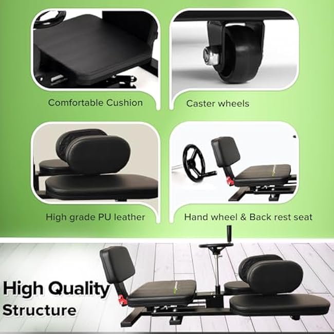 Hip Stretching Machine by Flex Bench ¨C Improve Flexibility,Mobility and Reduce Hip Pain, Leg Stretcher - Flexibility for Yoga,Dance and Gymnastics Thighs,Glutes, Upgraded Model - New Adjustable Seat.