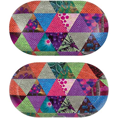 Skinit Decal Audio Skin Compatible with Galaxy Buds+ - Officially Licensed Originally Designed Quilted Spring Design