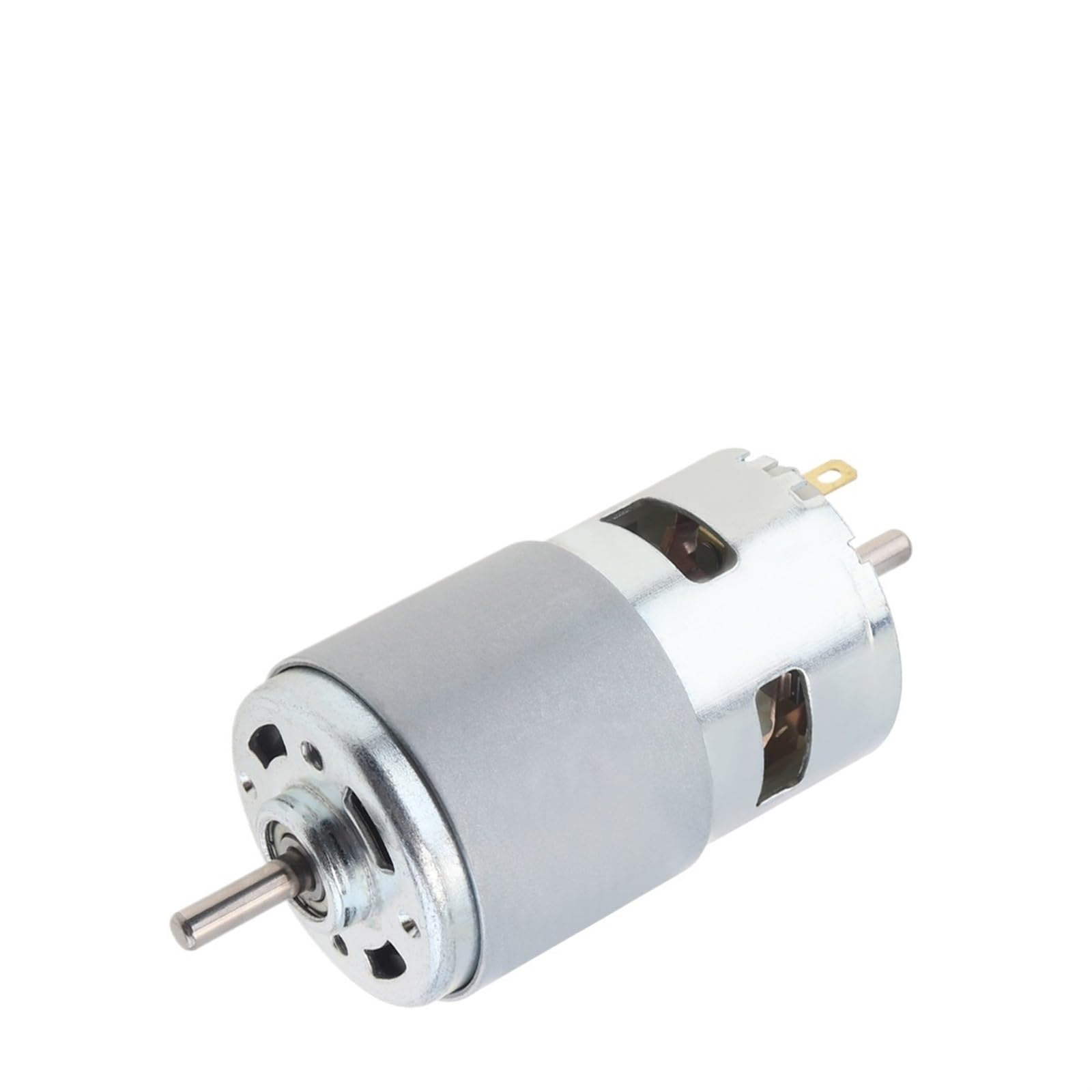 Silnik 795 DC 12V 24V Mikrosilnik podwójny wałek wyjściowy z podwójnym łożyskiem kulkowym do elektronarzędzi, zabawki dla majsterkowiczów, silnik elektroniczny