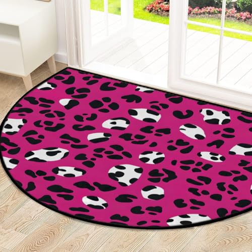 Tapis de porte imprimé léopard antidérapant pour garder vos sols propres