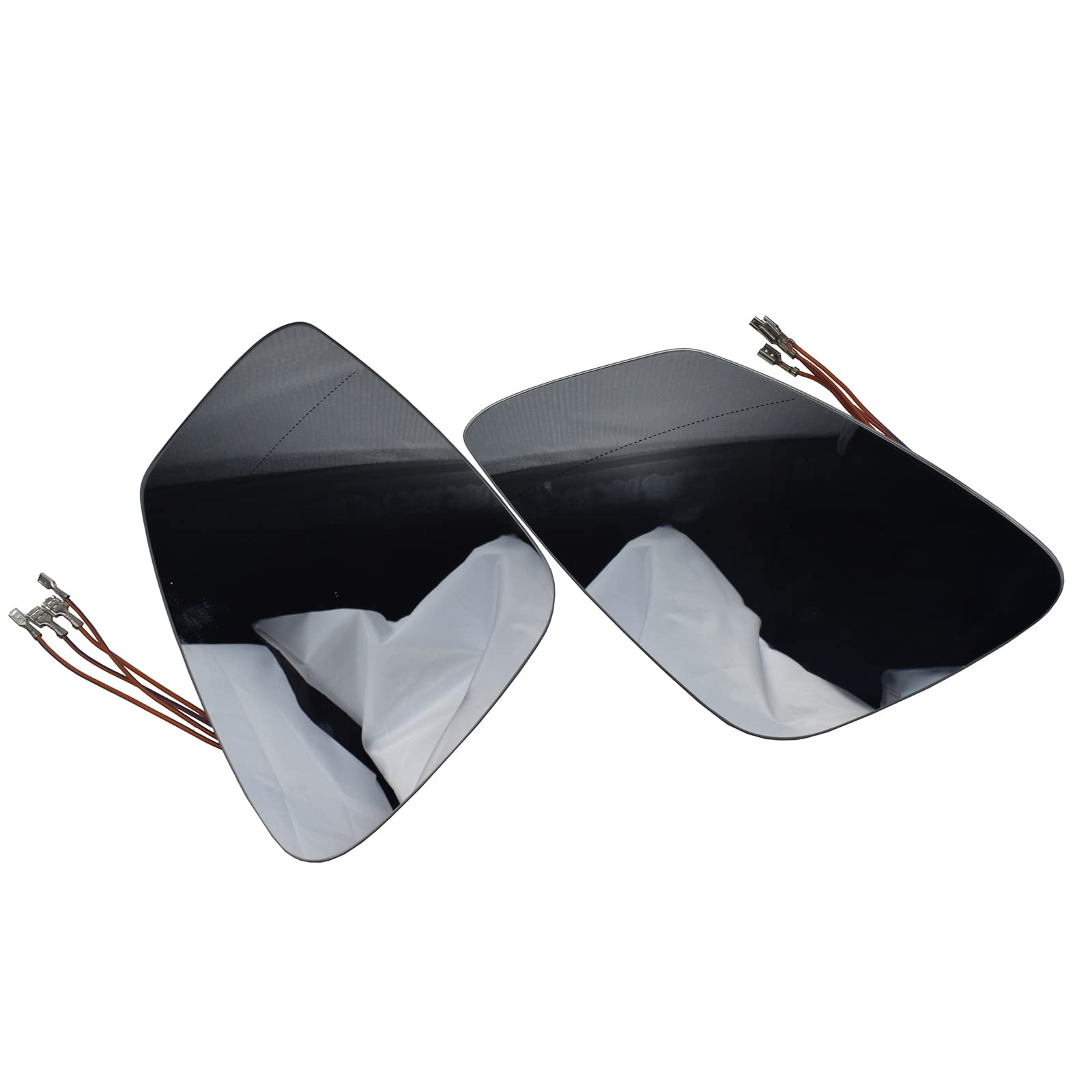 51167186588 51167186587 Pair LH&RH Mirror Glass Fit For F01 F02  