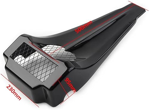Miniatura 3 de FSFY - Alerón de barbilla estirado para motocicleta, ABS, color negro, para Harley Touring Electra Glide CVO Street Glide FLHTK FLTRSE FLTRU