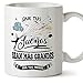 MUGFFINS Taza motivacional"Que tus sueños sean más grandes que tus miedos" - Regalos para Animar y Motivar en el Desayuno