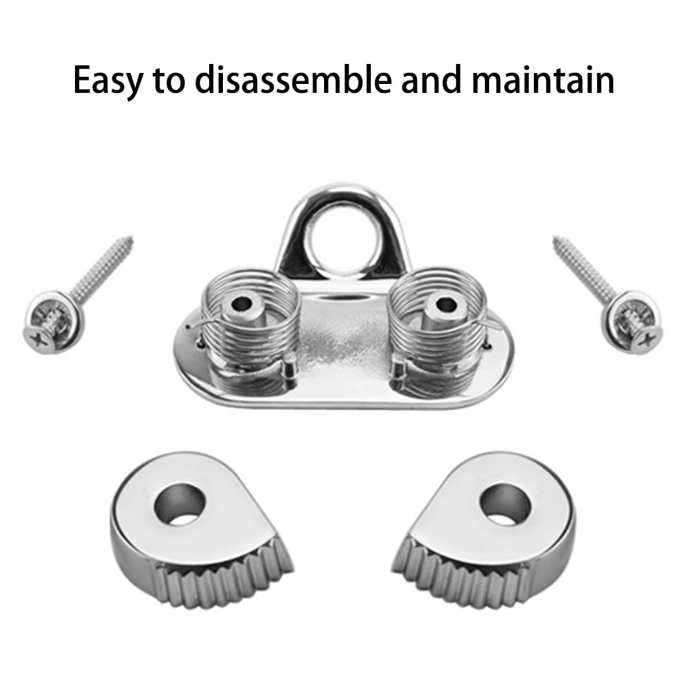 Abrazadera De Leva Marina DONGKER - Acero Inoxidable 316, Para Cuerdas Hasta 15 Mm
