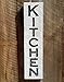 Kitchen Sign | Carved in a Solid Wood Board | Rustic Distressed | Farmhouse Style | Restaurant Decor | Handmade in NC