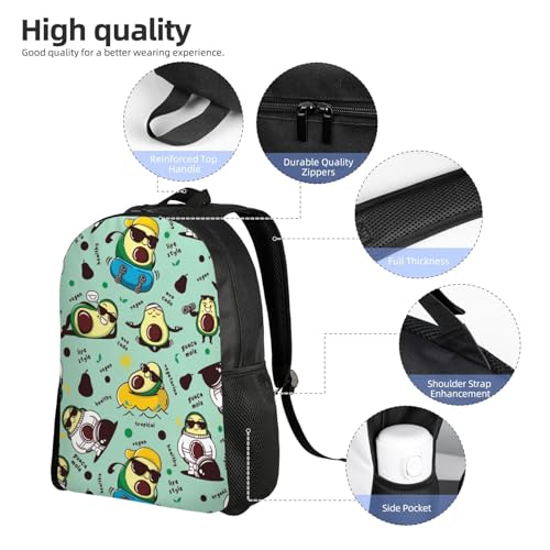Avocado Backpack Simple Leisure Travel Backpack Outgoing Daypack 16 inch4