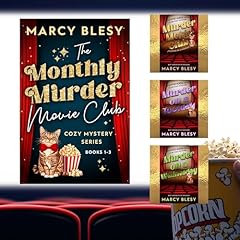 The Monthly Murder Movie Club Cozy Mystery Series Box Set, Books 1-3 Audiolibro Por Marcy Blesy arte de portada
