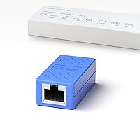 Vista 14 de Dingsun Acoplador RJ45, extensor Ethernet para conector hembra a hembra Cat7/Cat6/Cat5e/Cat5 (1 paquete, negro)