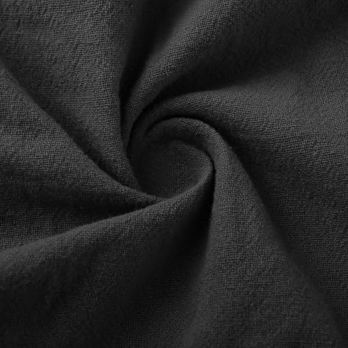 Women Wide Leg Harem Pants Casual Cotton Linen Baggy Pants Casual Elastic Waist Trousers Sweatpants with Pockets Beach4