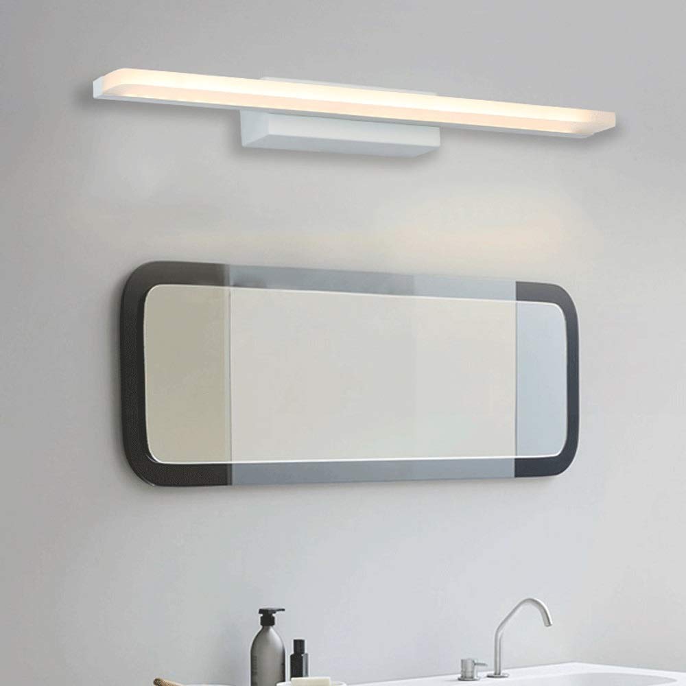 Lampe de miroir LED 6W en métal blanc pour éclairage de salle de bain