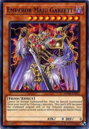 Amazon.com: Yu-Gi-Oh! - Emperor Maju Garzett - DANE-EN027 - Common