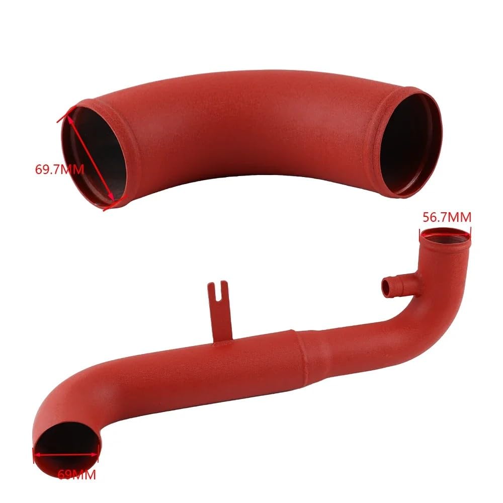 zestaw rur dolotu Zestaw dolotowy zimnego powietrza silnika EA888 Osłona termiczna + filtr + rura pasująca do Vw Tiguan MK1 MK3 MK2 2.0 powietrza do samochodu