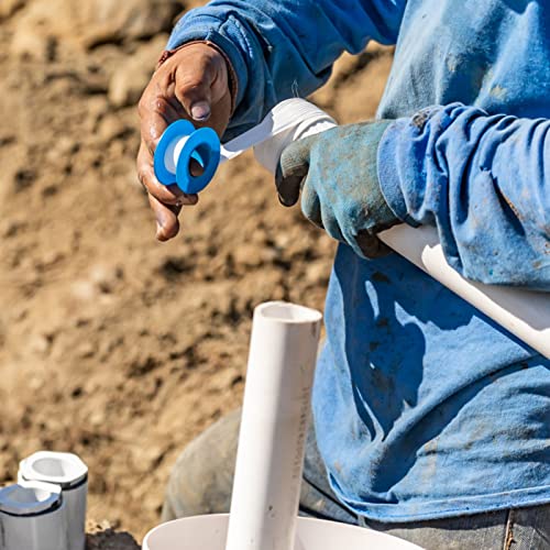 2 Rouleaux de Téflon Ruban Filetage 50mm x 30m, Ruban D'étanchéité PTFE Étanche, Étanchéité de Tuyau Ruban Résistant à La chaleur, Plomberie Joint Rubans pour Robinets Gaz L'eau Pommeau Douche, Blanc – Image 8