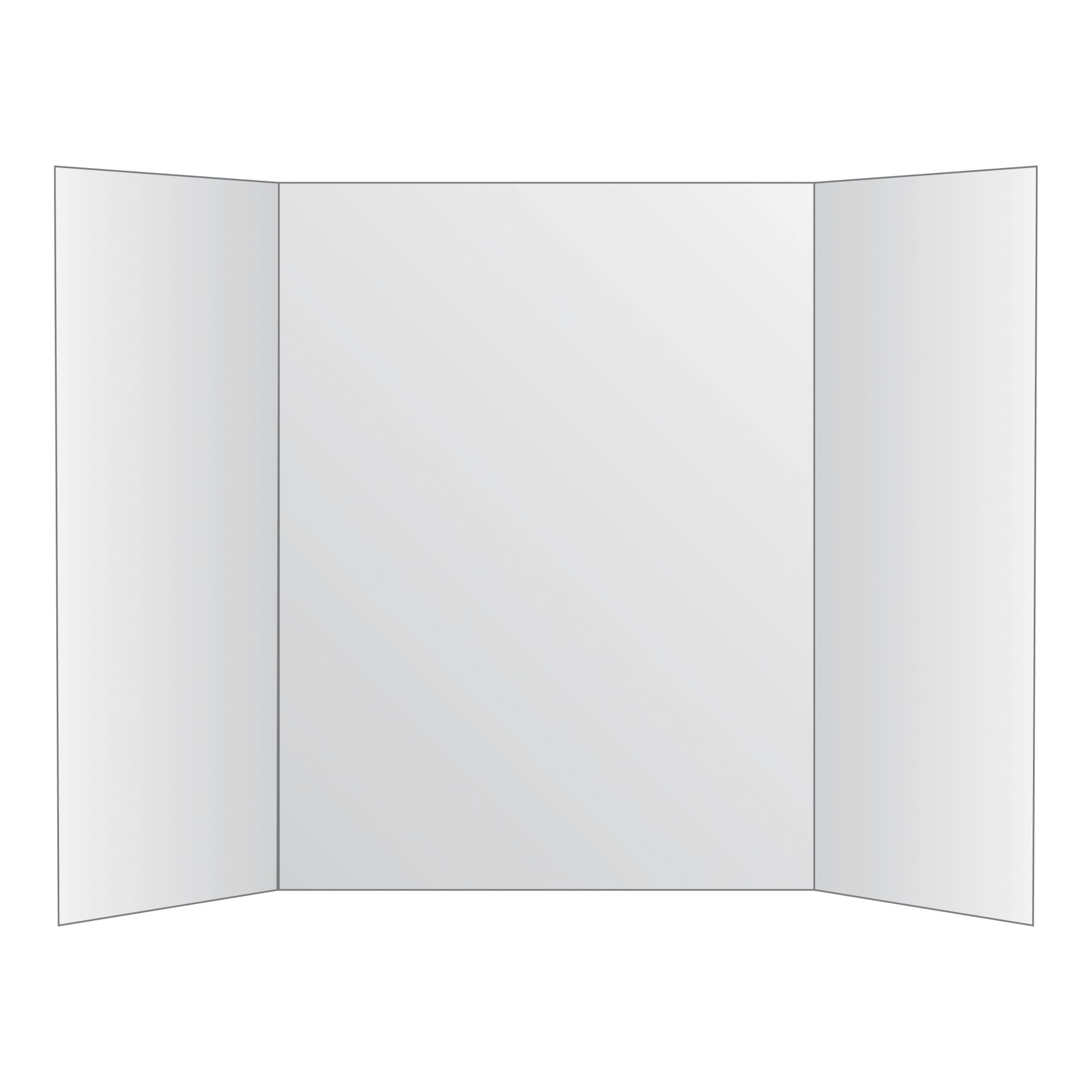 Royal Brites Two Cool Project Board, 2 Cool Colors Corrugated Board, 28x40 Inches, White, (12 Pack)