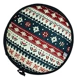 Sophix Tortilla Warmer Pouch - 12-Inch Large Size - This Thermal Insulated Fabric Holder Keeps Tortillas, Naan Bread, and Pizza Rolls Warm for up to One Hour (Christmas Design)