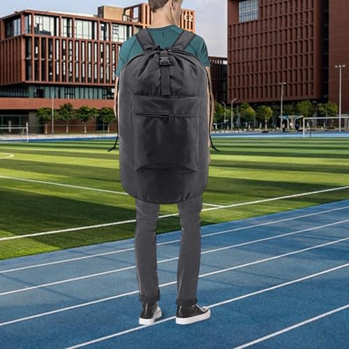 Mochila de lavandería portátil y ligera para ropa de campus universitario 4