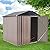 U-MAX 6 x 6FT Outdoor Storage Shed, Lockable Bike Shed,Garden Shed &Tool Shed for Backyard, Patio, Lawn