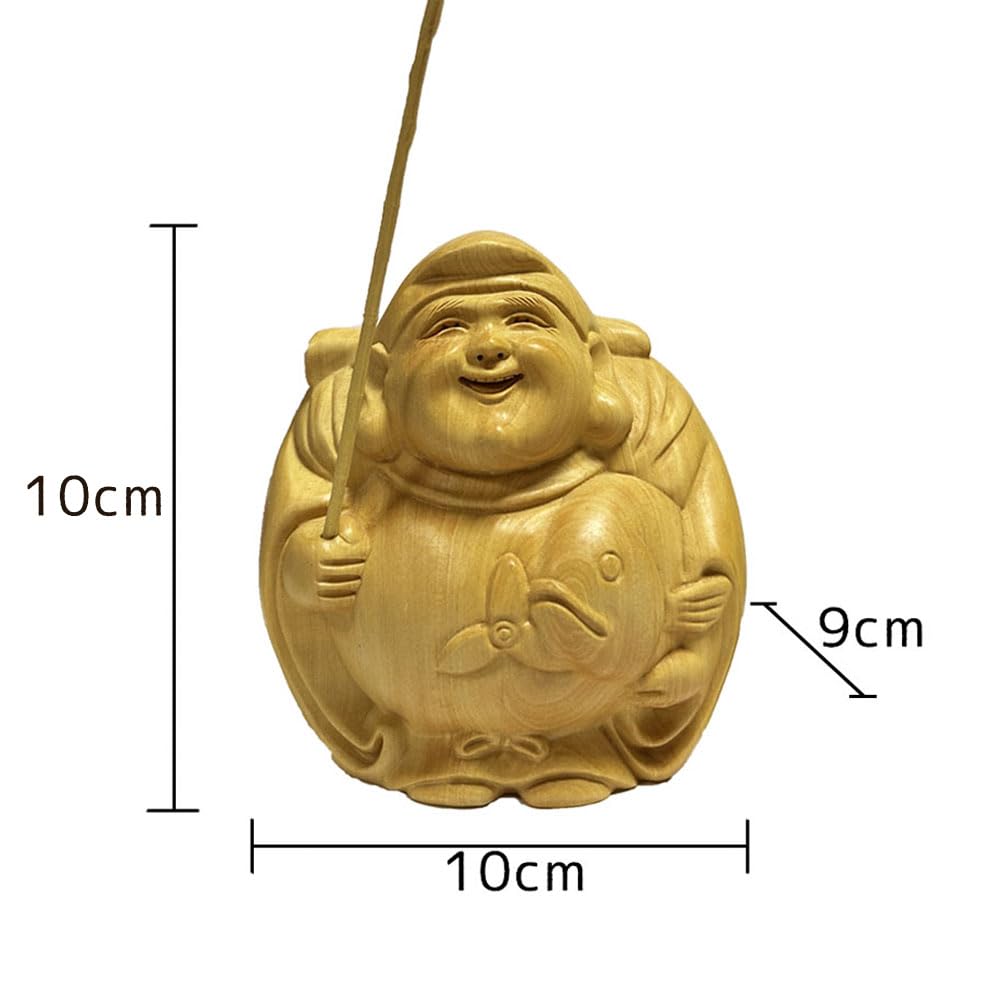 Amazon｜七福神 大黒天 恵比寿 木彫り ツゲ 柘植 金運 開運 風水グッズ