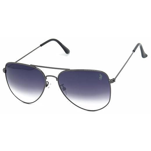 Óculos de Sol Polo London Club, Aviador Clássico design robusto em Metal Stainless Stell, Unissex