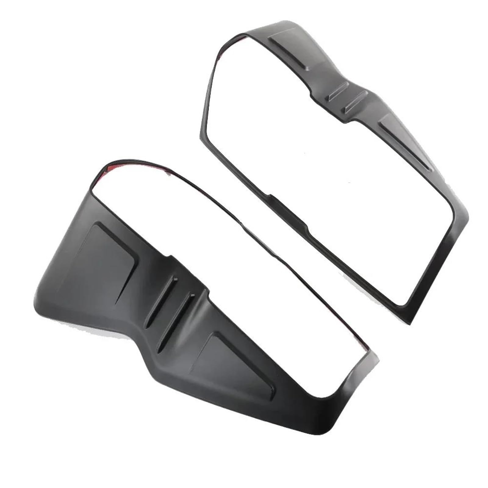 Cubierta de luz trasera Para Isuzu Para D-MAX 2021-2024: Cubierta De Luz Trasera Fibra Carbono Negra ABS Protector Faro Trasero Marco Y Accesorios protectores de luz trasera(Black Matte)