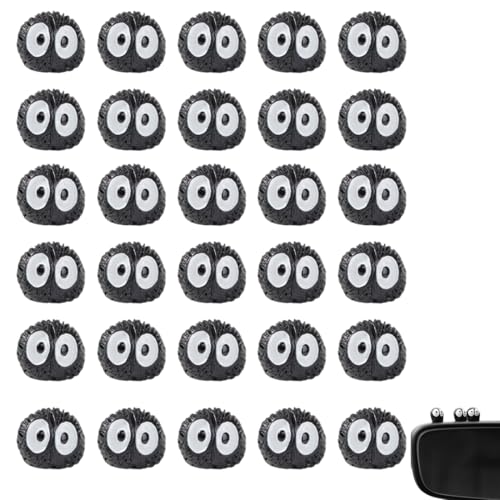 YAZWUR 30 Piezas Dulces Accesorios de Coche Anime Hollín Sprite