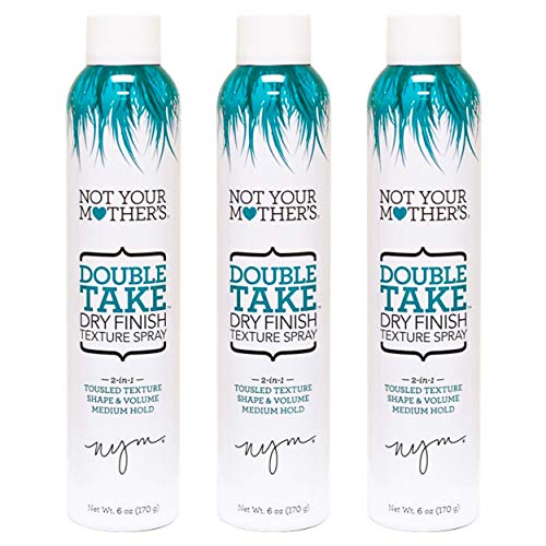 Not Your Mothers Double Take Dry Finish Texture Spray 6 Ounce (177ml) (3 Pack)