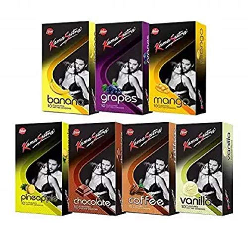 Image of KamaSutra Honeymoon Pack Condom (Pack of 7, 70S)