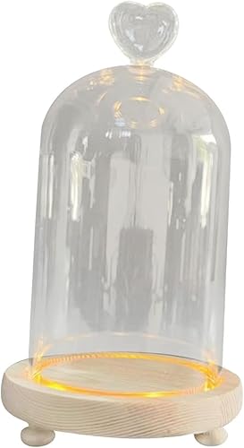 Miniatura 7 de Cúpula de cristal Cloche transparente Cloche a prueba de polvo para fiestas, centros de mesa, vitrinas de boda, caja de flores, cubierta de