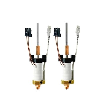 for K2 Plus Hotend Ceramic Block Kit 0.4mm All-Metal Integrated Quick swap Nozzle 350C for K2P ComboHotend x2,0.6mm