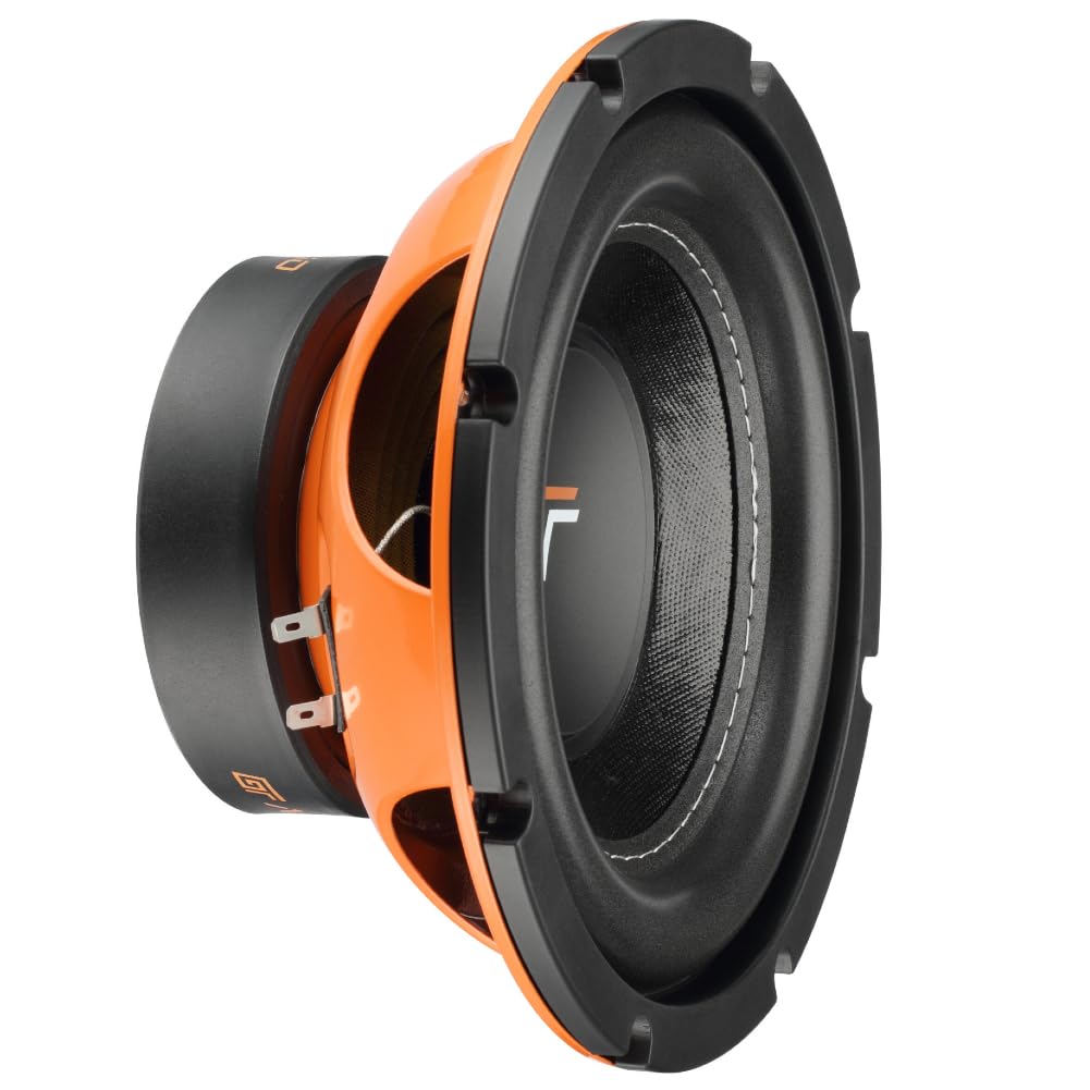 ZESTAW DO BASS FACE GT AUDIO GT-SW8/4 1 subwoofer 20 cm 200 mm 8" 100 watów rms 200 watów maks. podwójna cewka drgająca 4+4 ohm dvc do pokrywy bagażnika samochodu, 1 sztuka