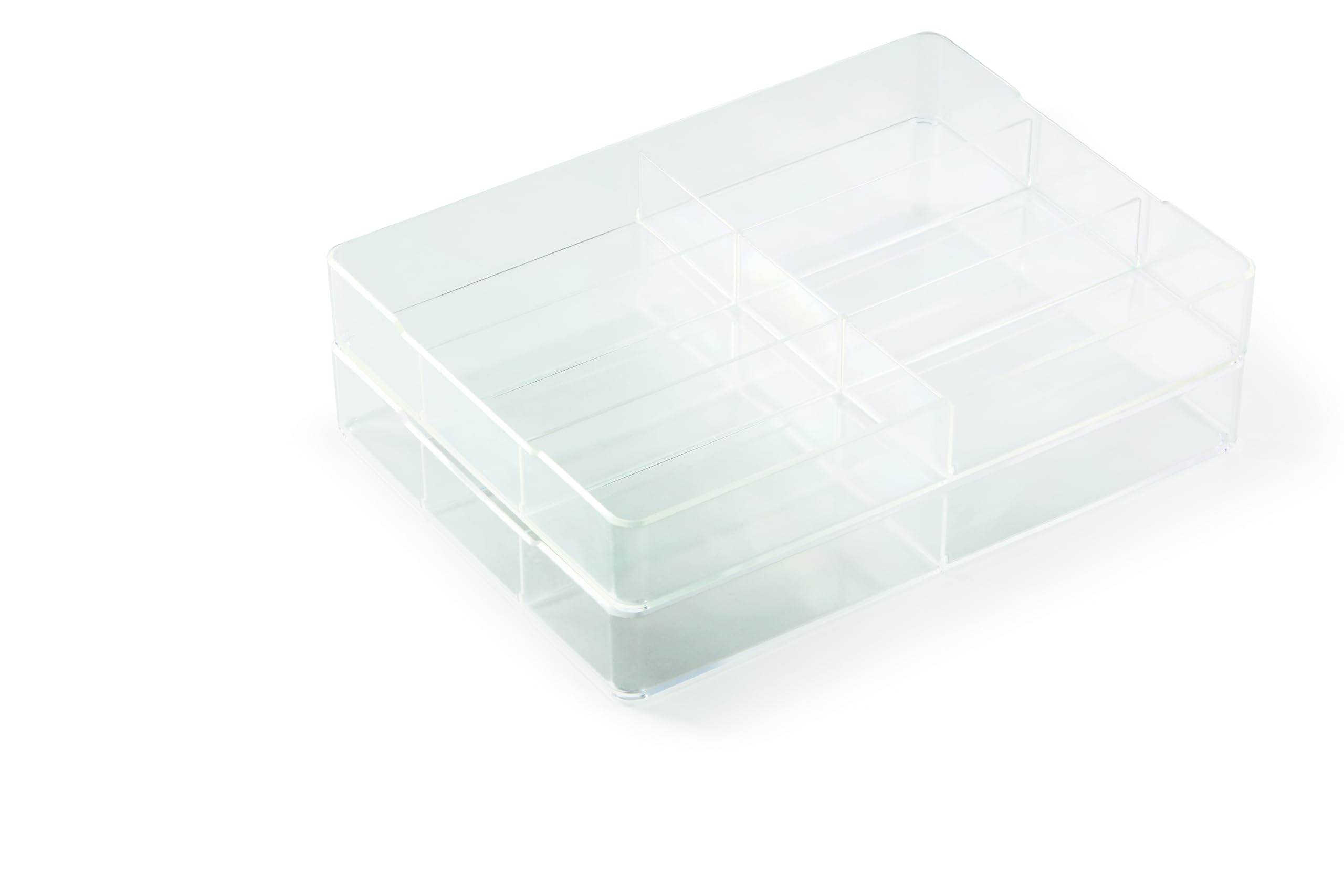 Durable 338419 Tacka z przegródkami Coffee Point Caddy, opak. 1 sztuka, przezroczysta.