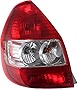 Evan-Fischer Tail Light Lens and Housing Compatible with 2007-2008 Honda Fit Driver Side