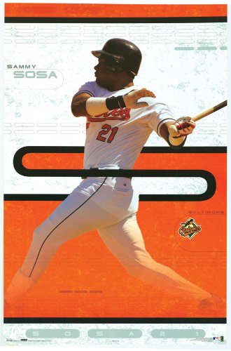 Sammy Sosa - Sports Poster - 22 x 34
