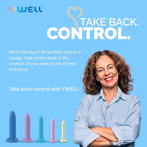 Image of VWELL Silicone Wands Set Hands-Free Suction Tapered Medical Silicone (Complete 5 Kit System) (Pack of 2)