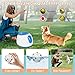 Automatic Dog Ball Launcher, 3 Settings to 10-30ft, Dog Tennis Ball Throwing Machine for Interactive Play & Training Small and Medium Dogs, Including 3 Tennis Balls (2inch), (Blue)