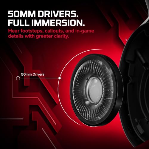 Image of HyperX Cloud Stinger 3 Core - Wired Gaming Headset, Lightweight Over-Ear Headset with mic, 3.5mm Cable, Noise Cancelling, Swivel-to-Mute Function, 50mm Drivers - Black, 275g - (BS1T5AA)
