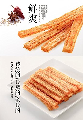 Chaoshan@wei Long Latiao Spicy Gluten New Package (340g(68g5 大辣条)) image 2
