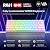 RK ROYAL KLUDGE RK61 Wired 60% Mechanical Gaming Keyboard RGB Backlit Ultra-Compact Red Switch White