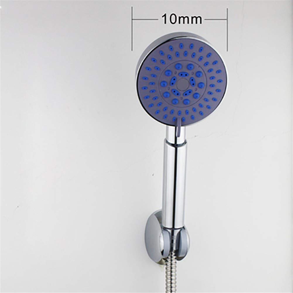 Alcachofa de ducha de mano ajustable de alta presión con soporte de manguera de 1,5 m y 5 modos de pulverización, cabezal de ducha de baño antical, ahorro de agua, para una experiencia de spa