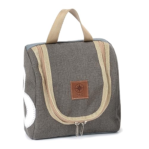 360° Matrose XL, weiss, Zahl grau, Gurt beige Kultubeutel