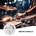 Quiet Cymbals, 18 Inch Alloy Low Volume Cymbals, Portable Musical Instrument for Beginners