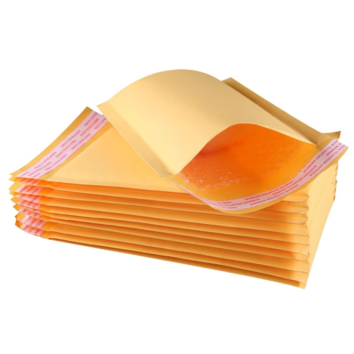 NUOBESTY Buste Imbottite in Carta Kraft e Pe 50 Pezzi Buste per Spedizioni Protezione Lettere Leggere